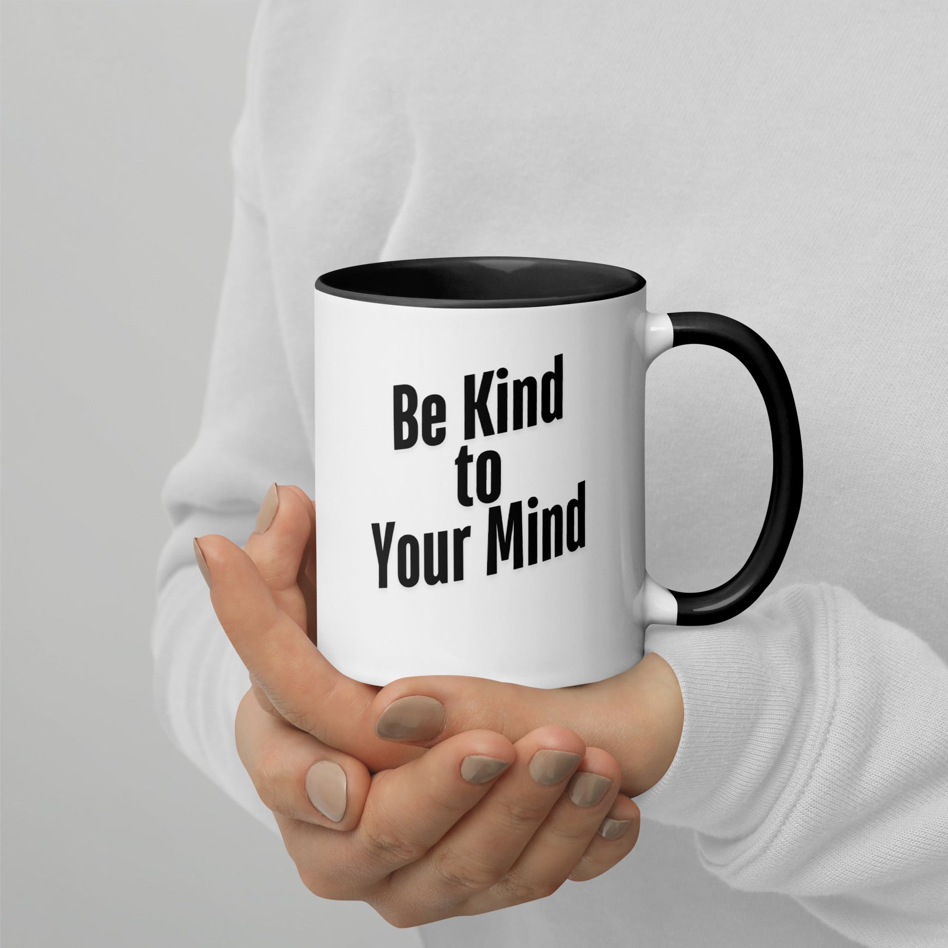 Positivity Mug - Vibrant Colour Inside Ceramic Cup for Daily Motivation | Inspirational Coffee Mug - Bold Uplifting Message & Stylish Design | Motivational Morning Mug - Microwave & Dishwasher Safe