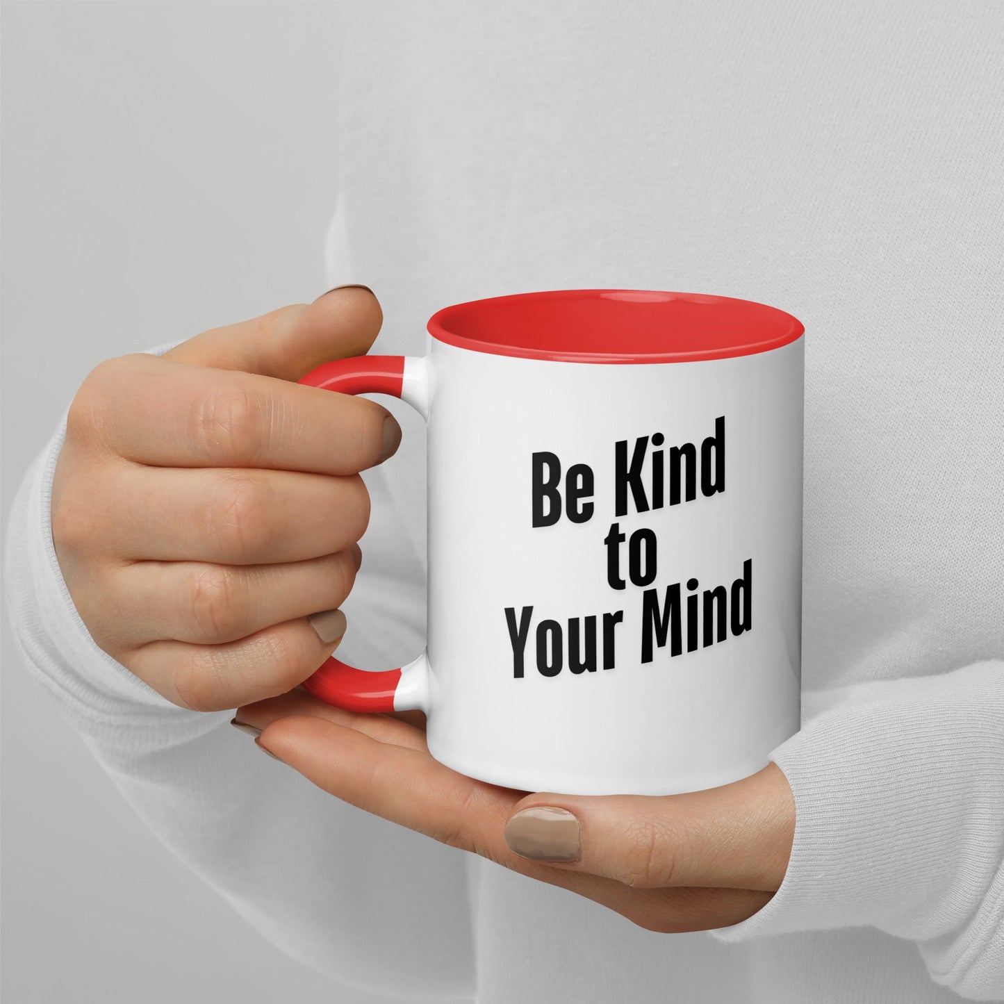 Positivity Mug - Vibrant Colour Inside Ceramic Cup for Daily Motivation | Inspirational Coffee Mug - Bold Uplifting Message & Stylish Design | Motivational Morning Mug - Microwave & Dishwasher Safe