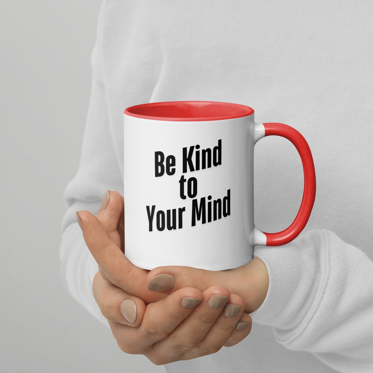 Positivity Mug - Vibrant Colour Inside Ceramic Cup for Daily Motivation | Inspirational Coffee Mug - Bold Uplifting Message & Stylish Design | Motivational Morning Mug - Microwave & Dishwasher Safe