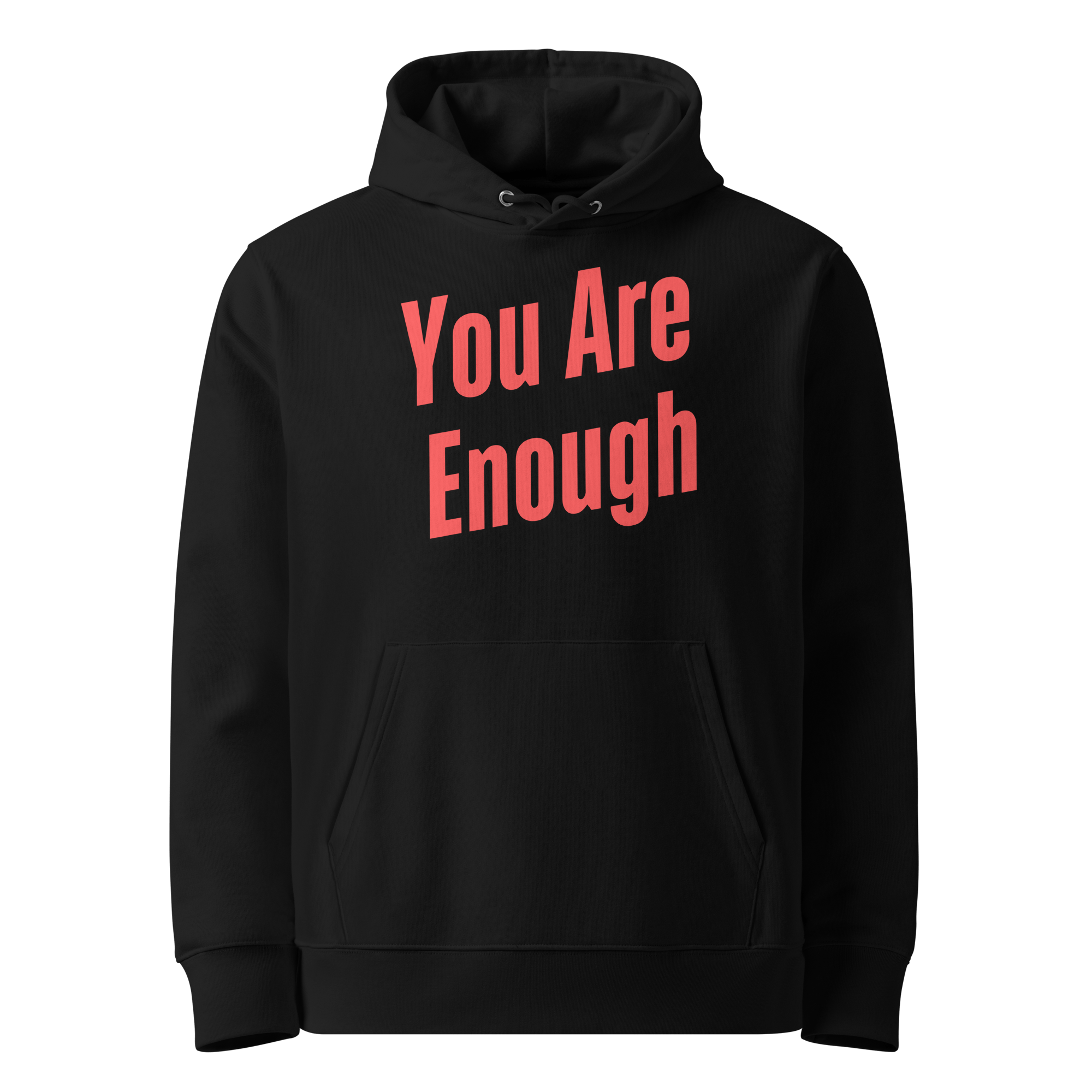 Sustainable Self-Care Hoodie - Eco-Friendly Organic Cotton Hoodie in Black.
Minimalist Affirmation Hoodie - Soft Ethical Sweatshirt for Mindfulness.Eco-Friendly Hoodie - Mental Wellness Fashion for Conscious Consumers.